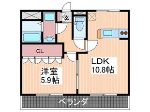 ディアコ－トの物件間取画像